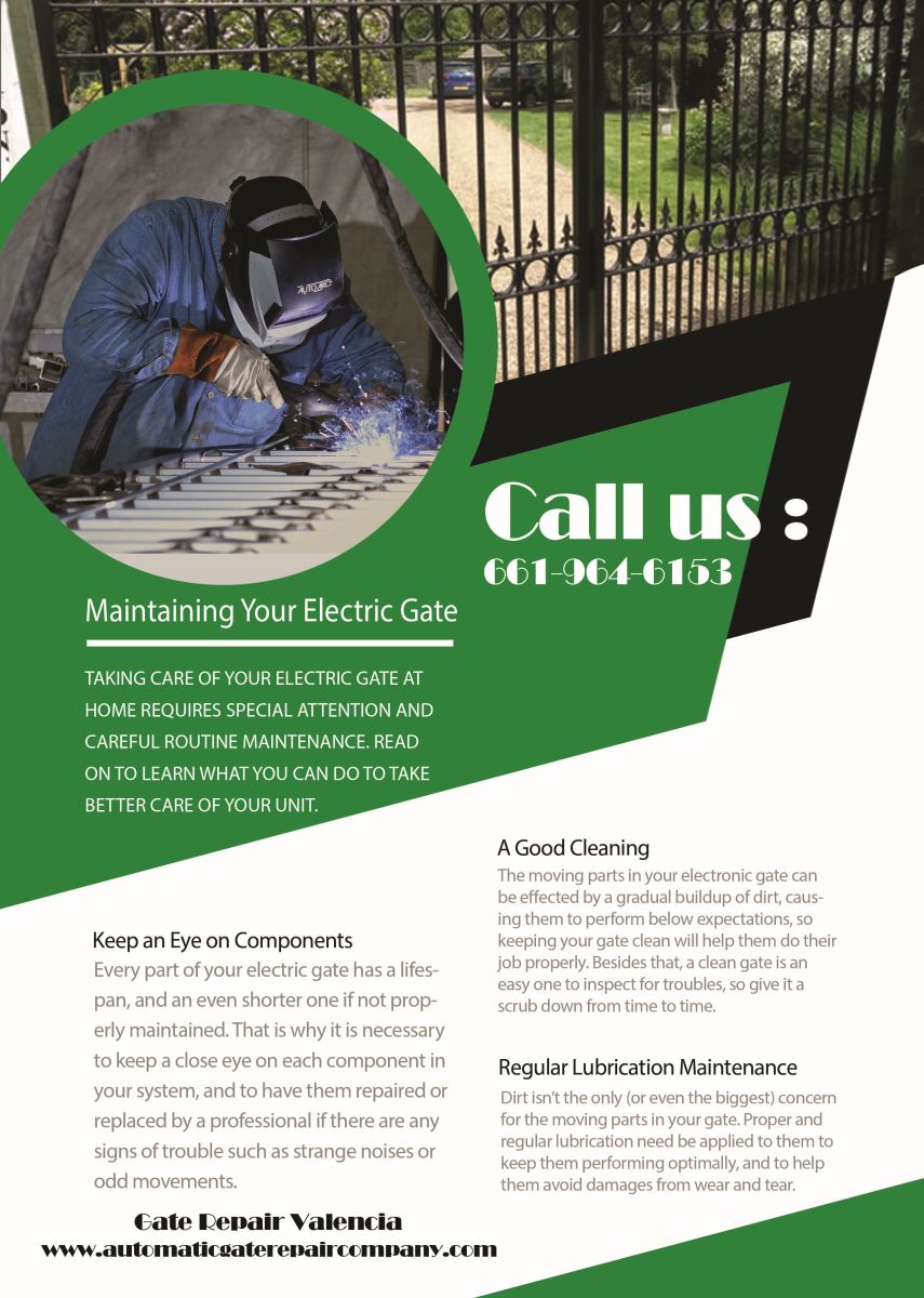 Our Infographic Gate Repair Valencia 